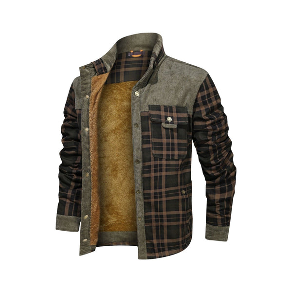 Men's Jacket Fleece Thick Army Coat Autumn Winter Jacket